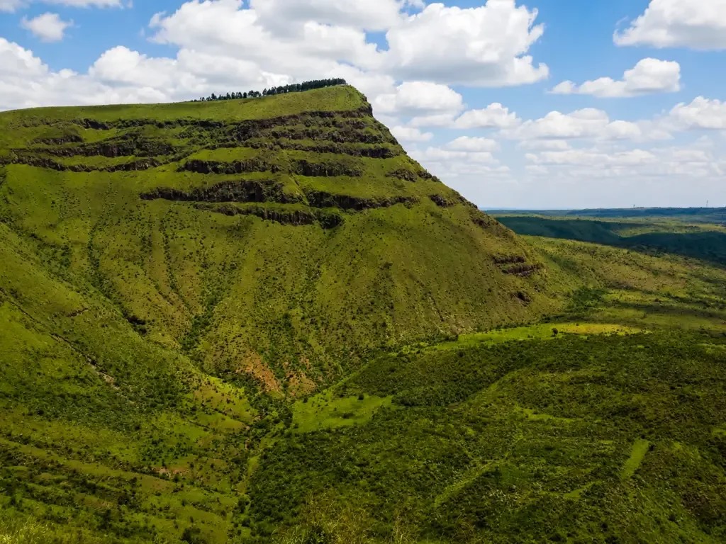 Le cratère du Menengai